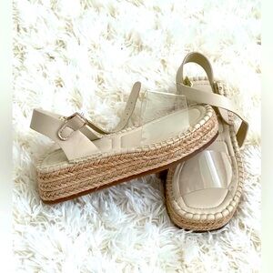 Zara Girl’s platform sandals.